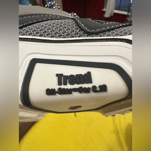 Women’s Chunky Dad Sneakers Grey Mesh Suede Fashion Trainers UK 39 US 8 - Picture 7 of 8